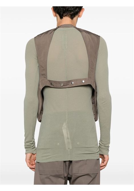 gilet cargo uomo polvere RICK OWENS | RU01E5767 FT34